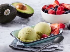 A photo of Oat Milk and California Avocado Ice Cream